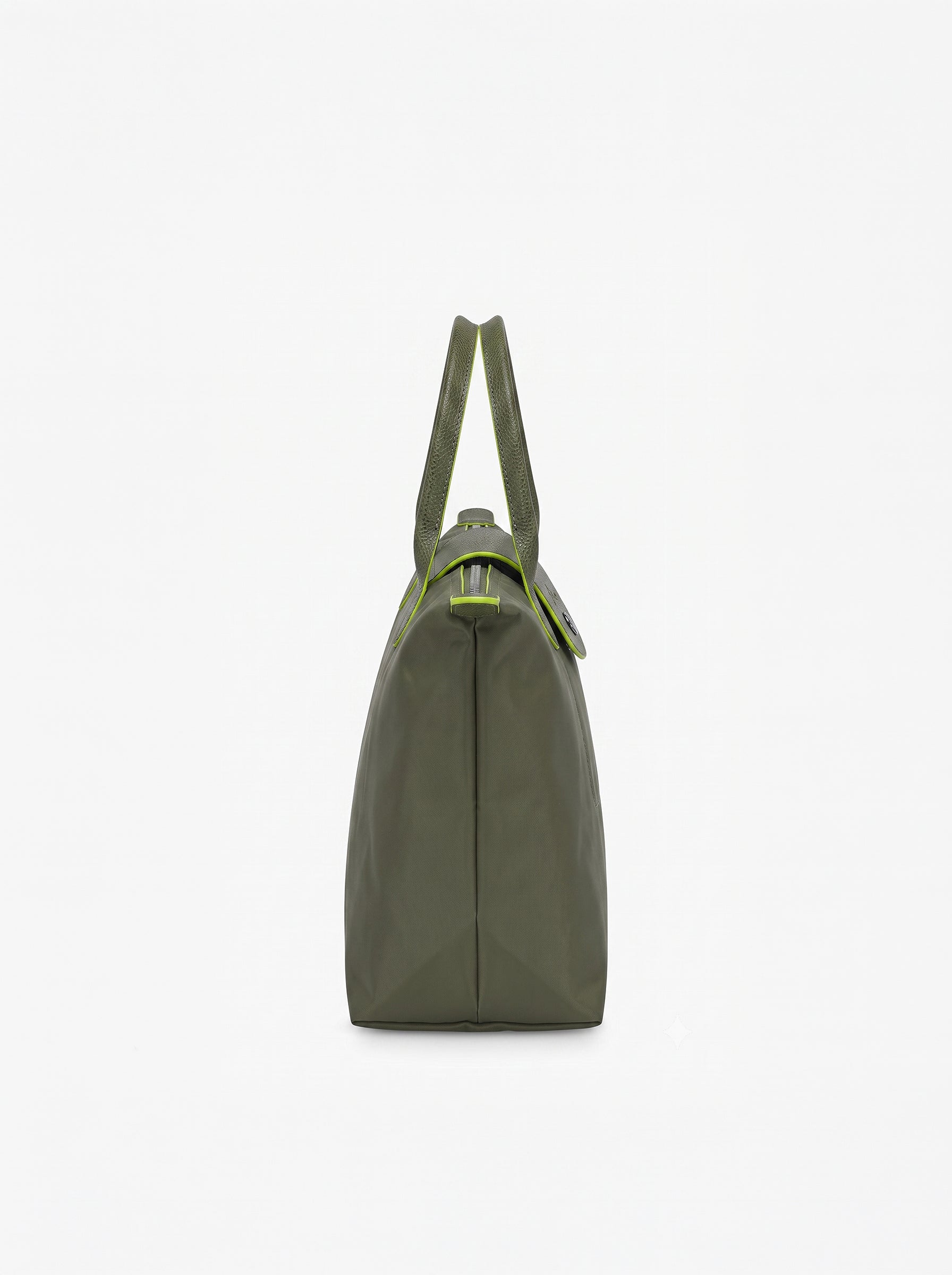 LONGCHAMP LE PLIAGE IN OLIVE L HANDBAG