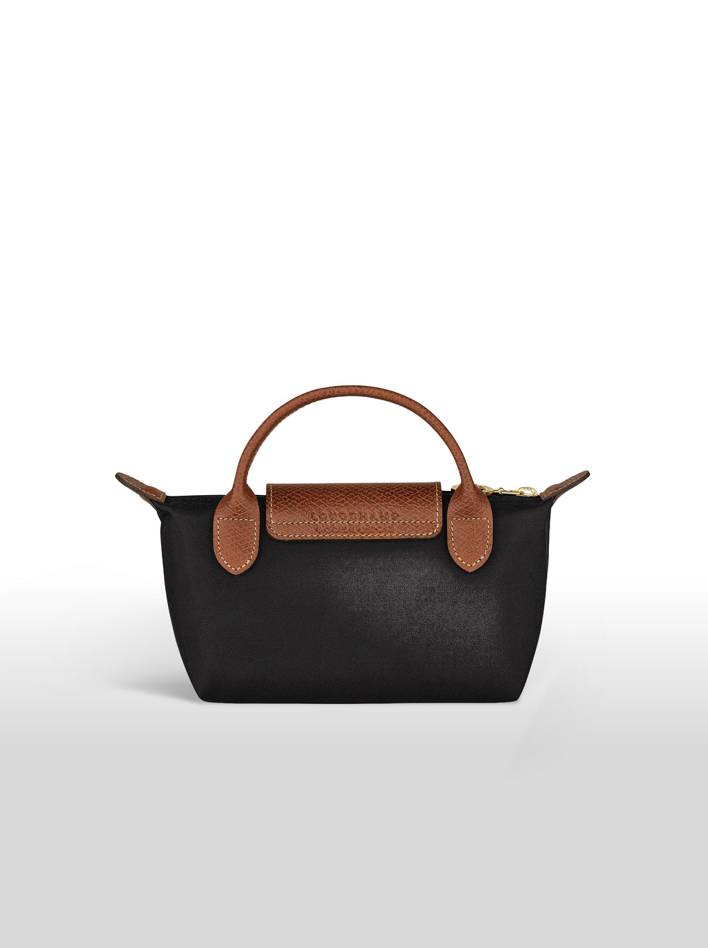 Longchamp Le Pliage Original black in Camel XS