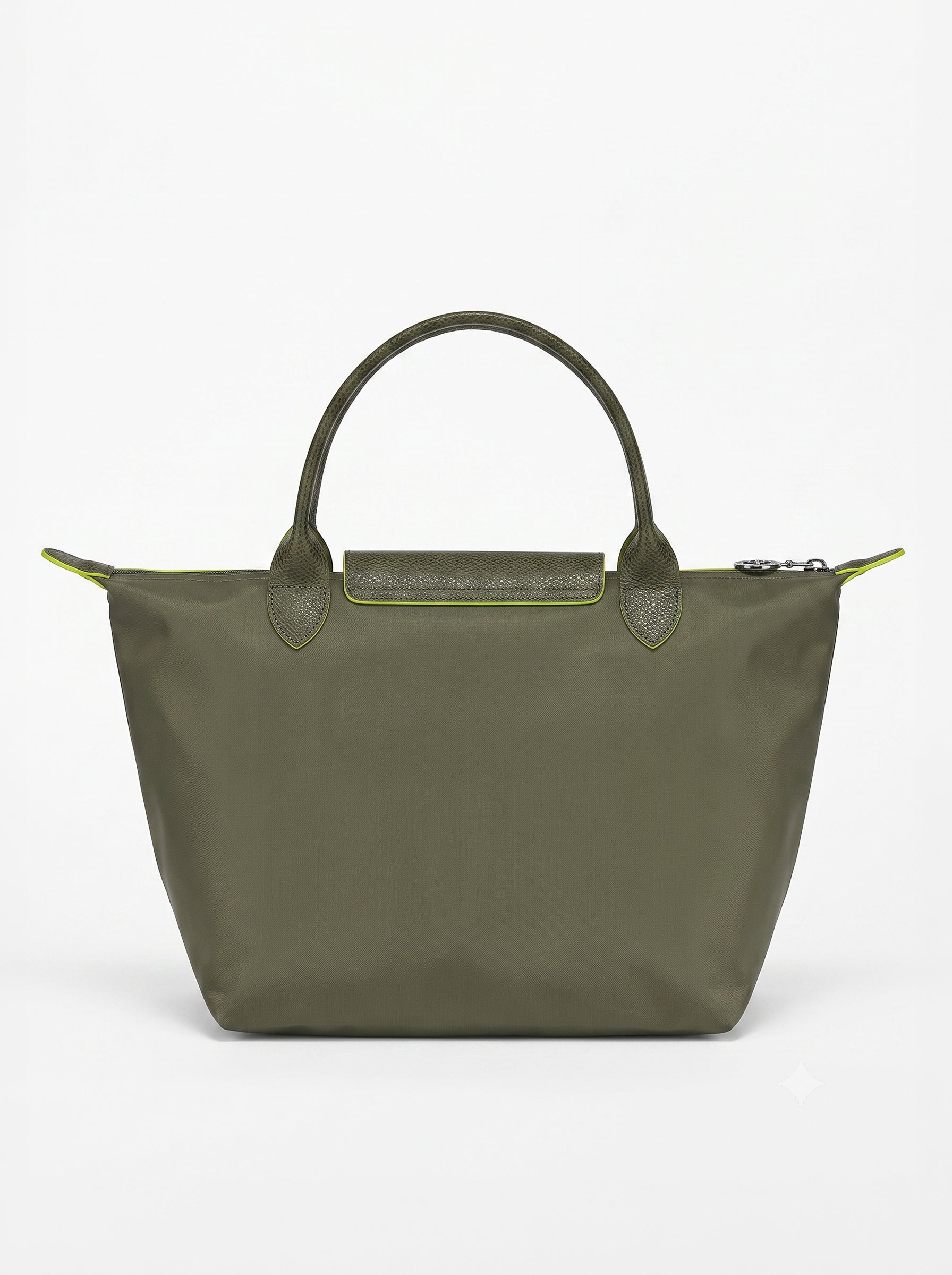 LONGCHAMP LE PLIAGE IN OLIVE L HANDBAG