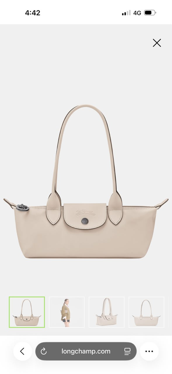 Longchamp Le Pliage Xtra Beige M Shoulder Bag
