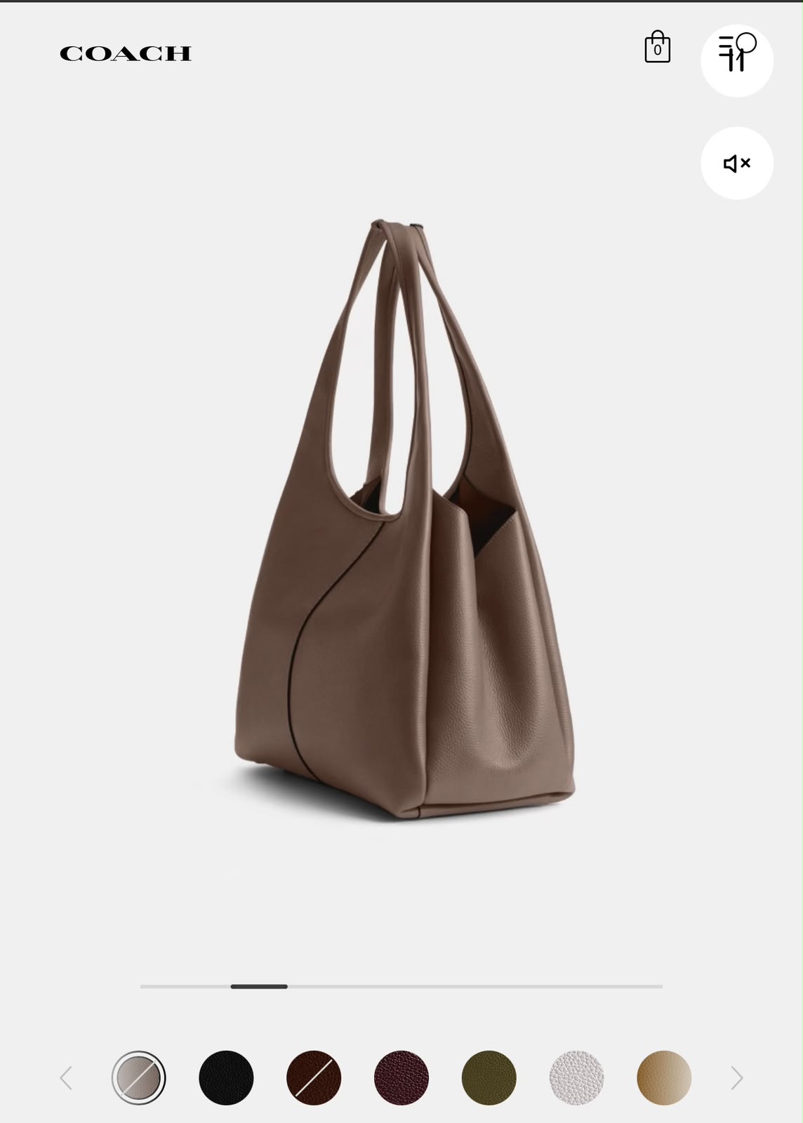 Coach Lana Shoulder Bag – Brown