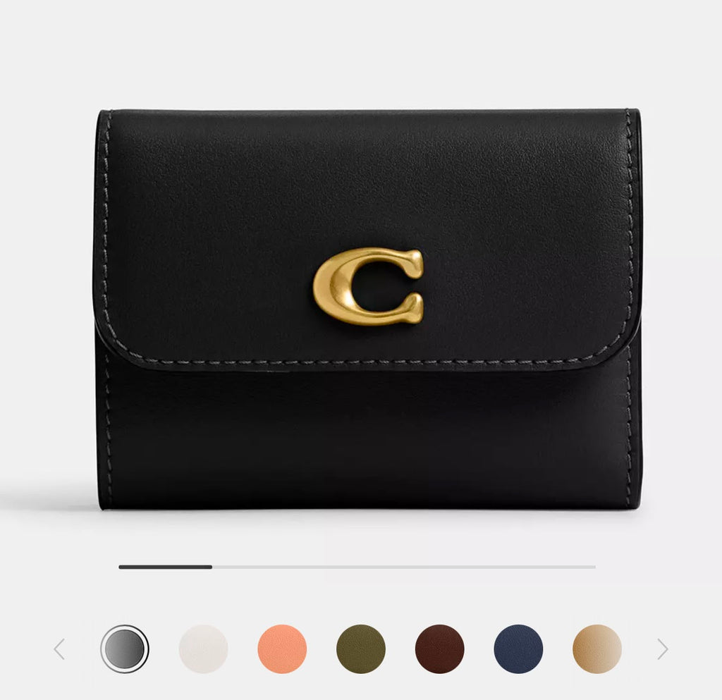 Coach Essential Card Holder Wallet - Black
