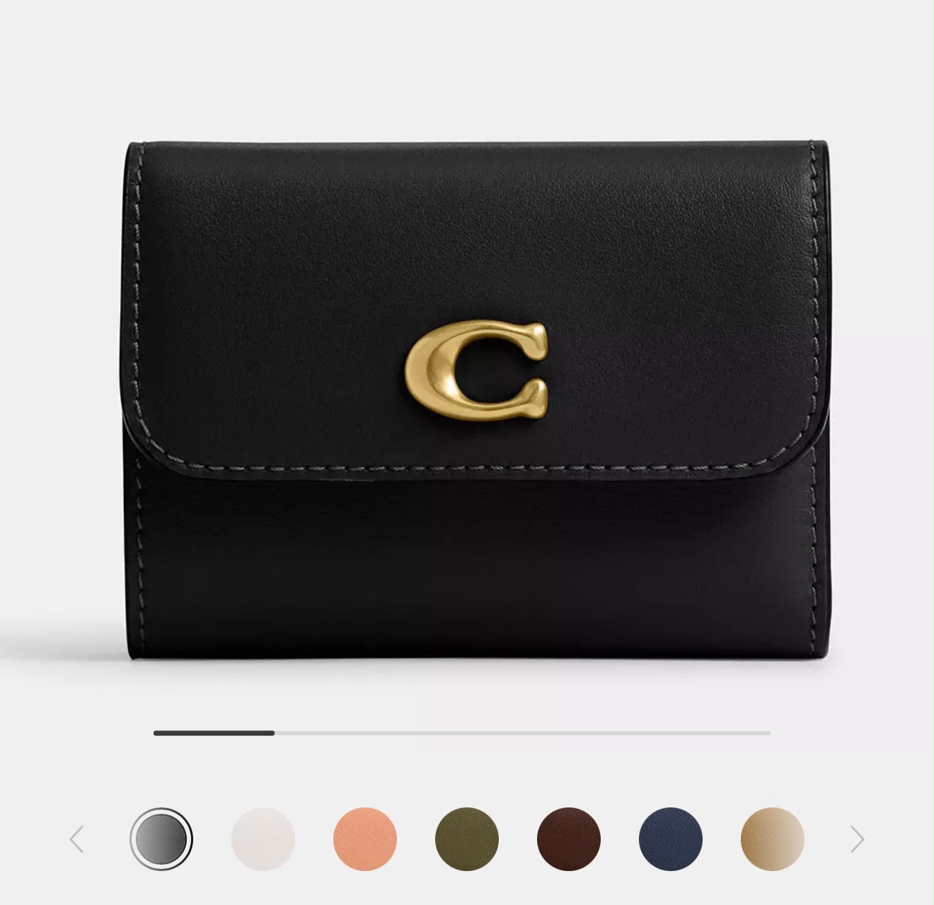 Coach Essential Card Holder Wallet - Black