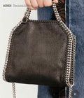 Stella McCartney Falabella Tiny Tote Bag – Champagne/Gold