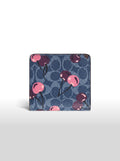 Coach Cherry Print Small Wallet – Blue Multi