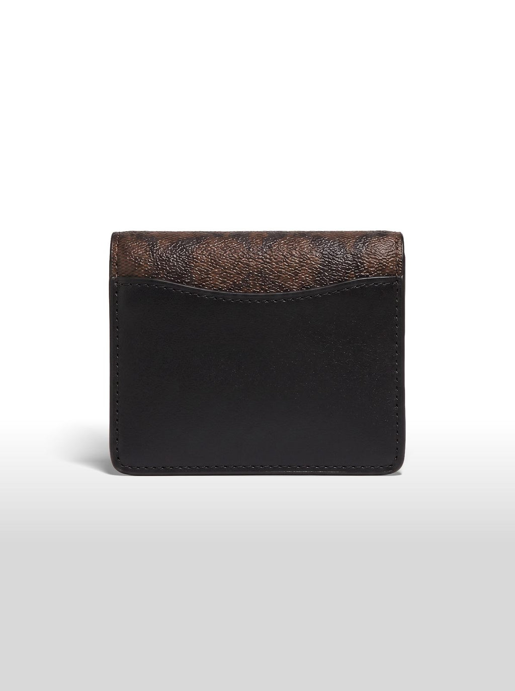 Coach Signature Card Holder – Brown/Black